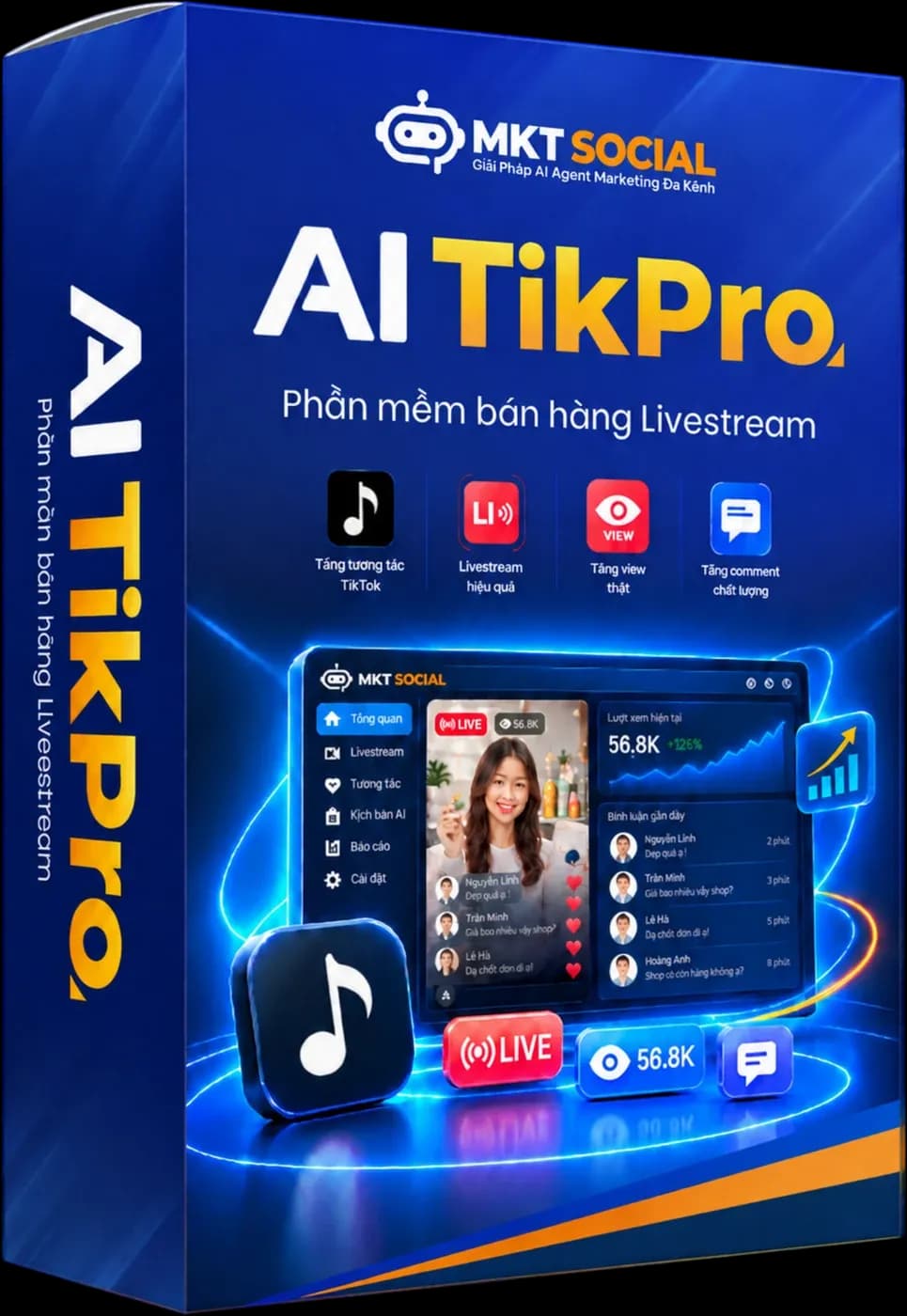 AI TikPro mascot